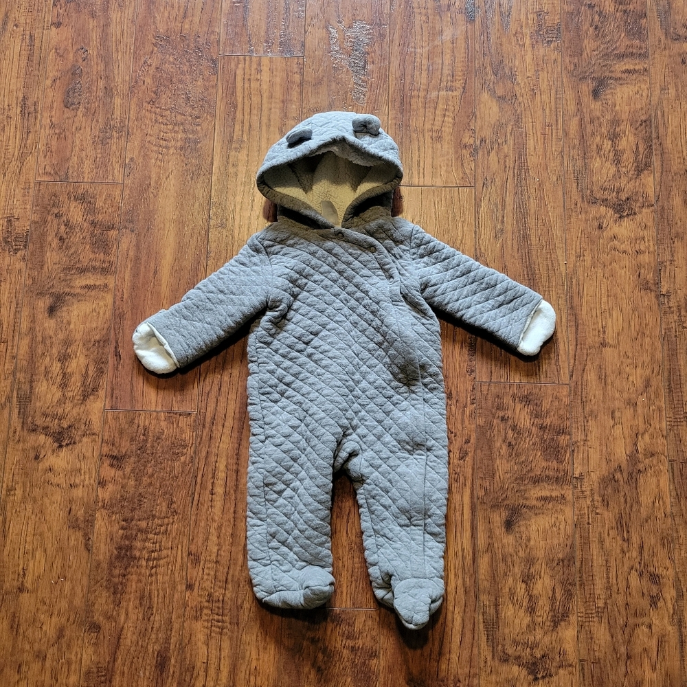 Carter's Thick Quilted Footy With Hood